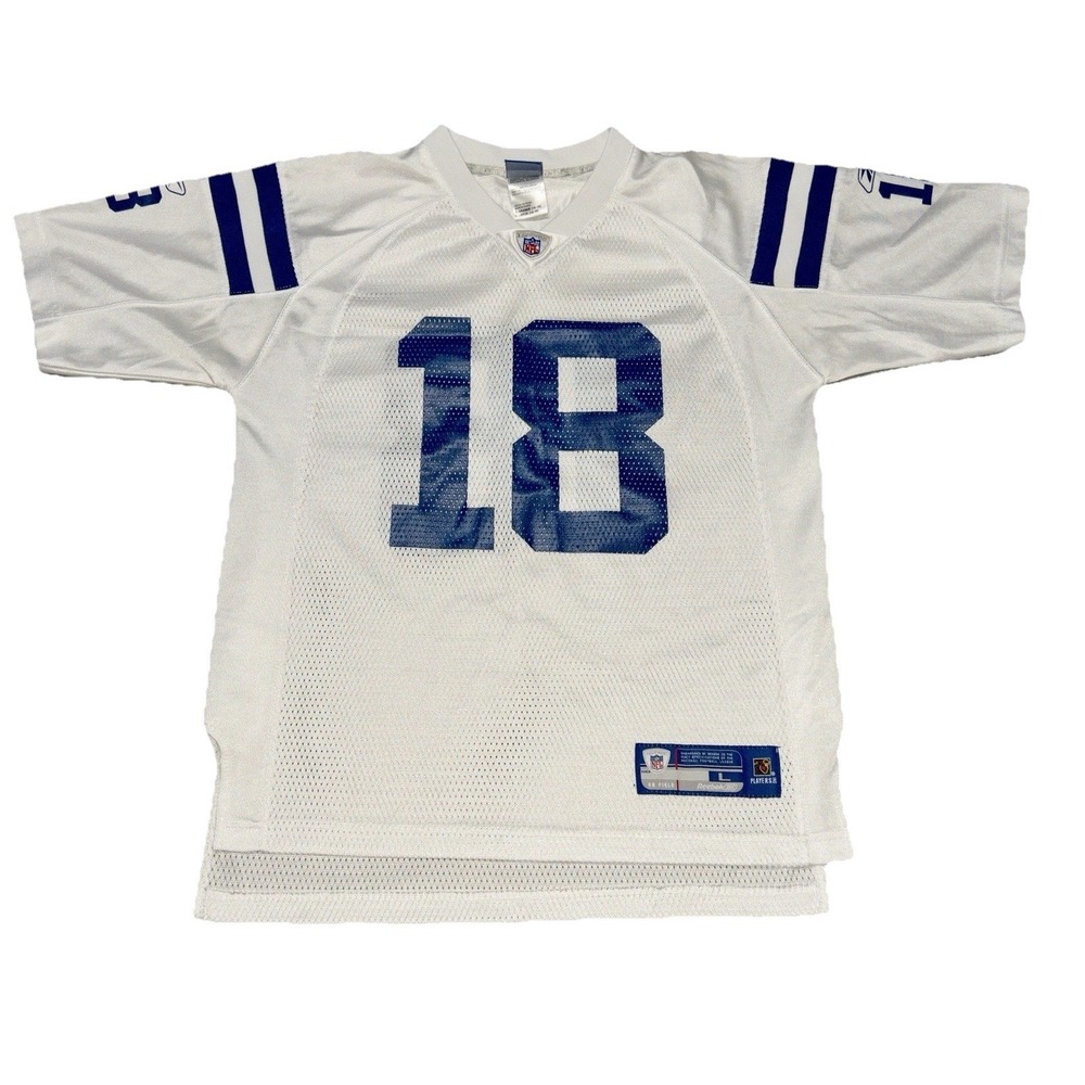 Reebok On Field Indianapolis‎ Colts Peyton Manning Football Jersey Youth Large